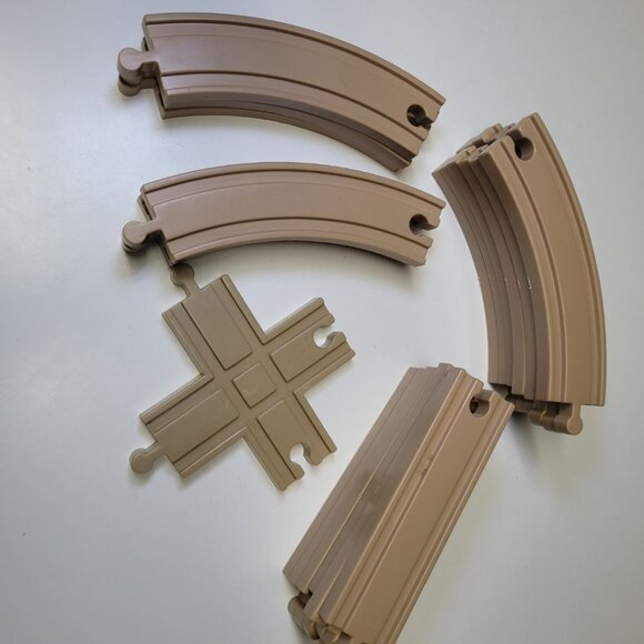 Keenway Train Set Track Pieces Plastic Toy Vintage Kids Replacement Railway - Picture 8 of 8